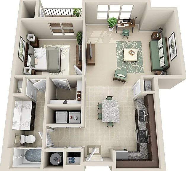 Junction Six Forks - Biltmore - 1 Beds - 1 Baths - 777 Sq. ft.