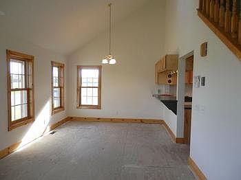 Spacious open dining room