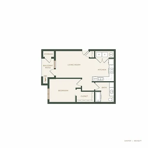 Floor plan Juniper