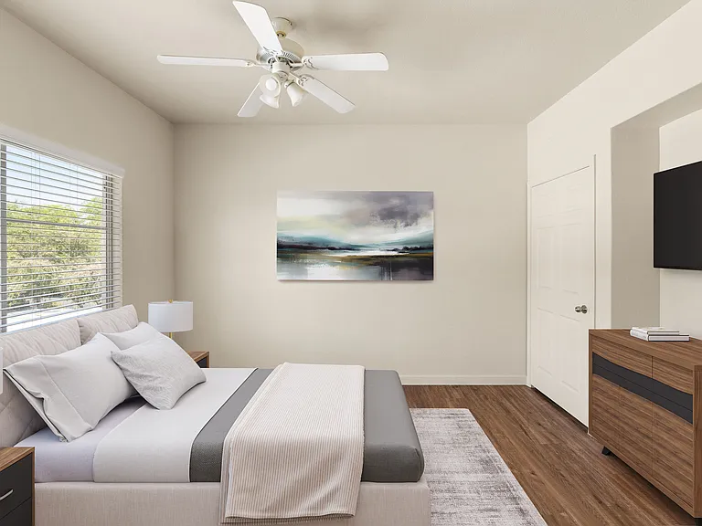 Spacious bedrooms that feel like home