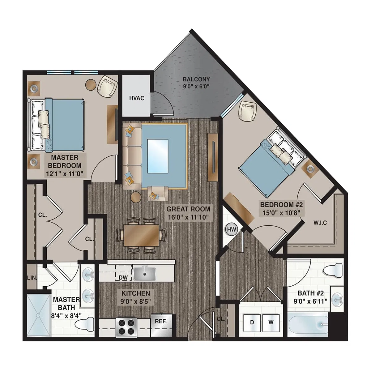 Floor plan Weber