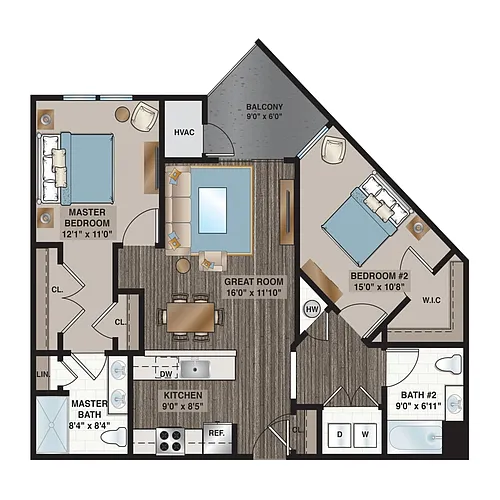 Floor plan Weber