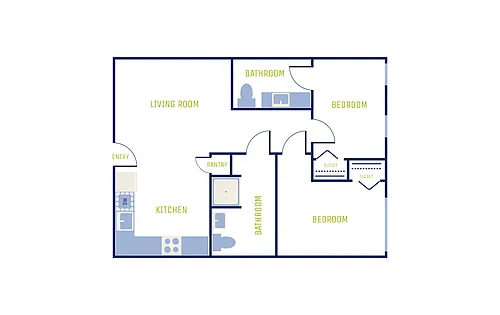 Floor plan 2X2