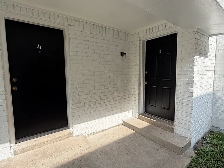 East side of building entrance