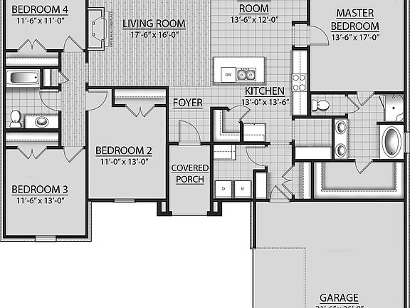 Canova V A - DSLD Homes - Floor Plan