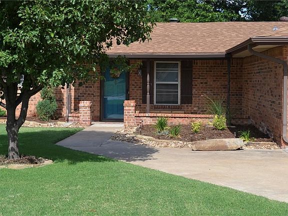 Close-up of front landscaping.
