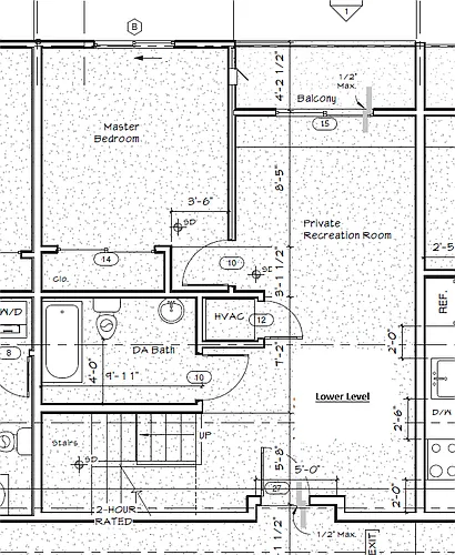 Floor plan 2 Bed + 2 Bath Town House