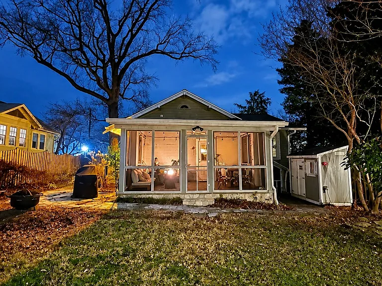 Backyard, and a partial vision of the side yard, as well as 1 of two sheds.