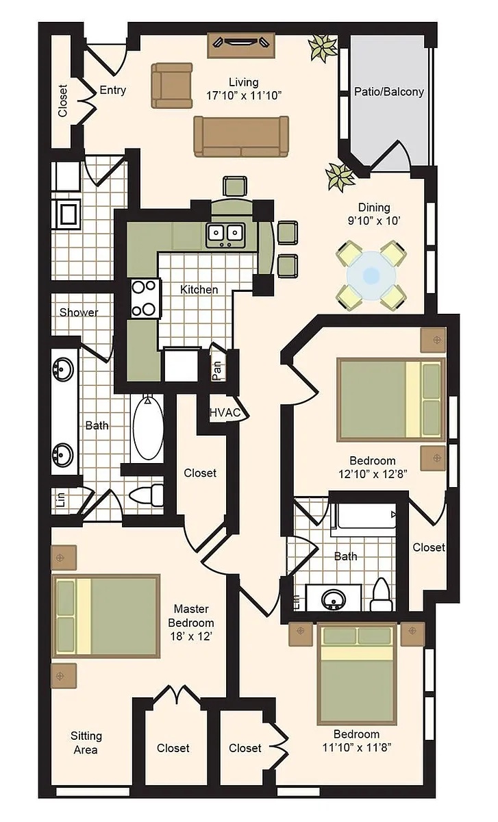 Floor plan G