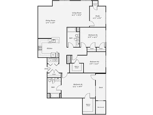 Floor plan C8D