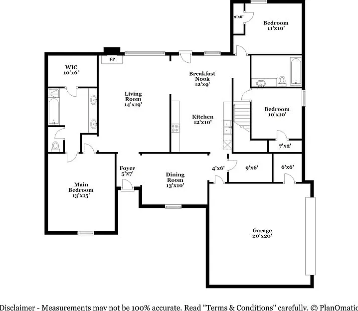 3 bed, 2.0 bath, 1900 sqft, $1,845 — Photo 2