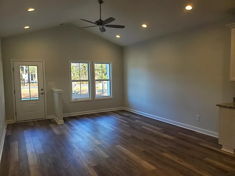View of living area from hallway