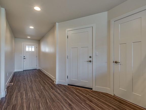 Entry way with garage access and front closet