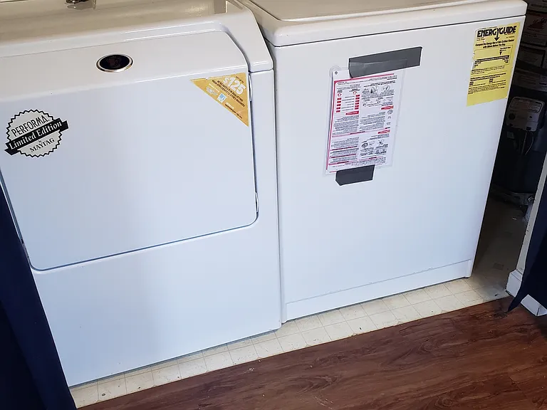 washer and dryer