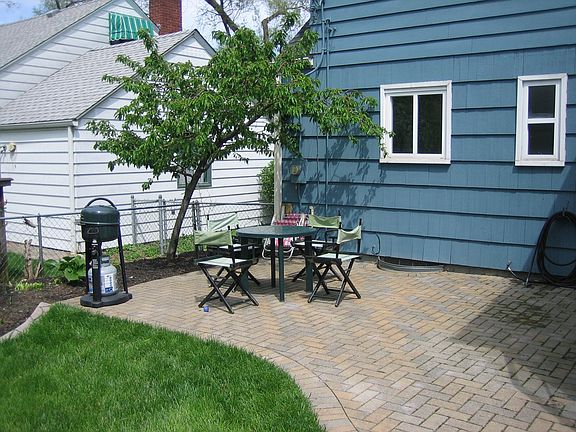 Updated patio area