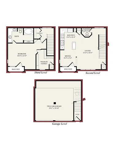 Floor plan A8-Brownstone
