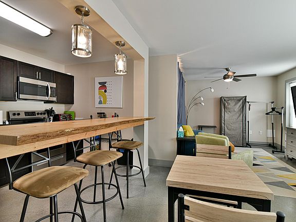 Two areas for dining