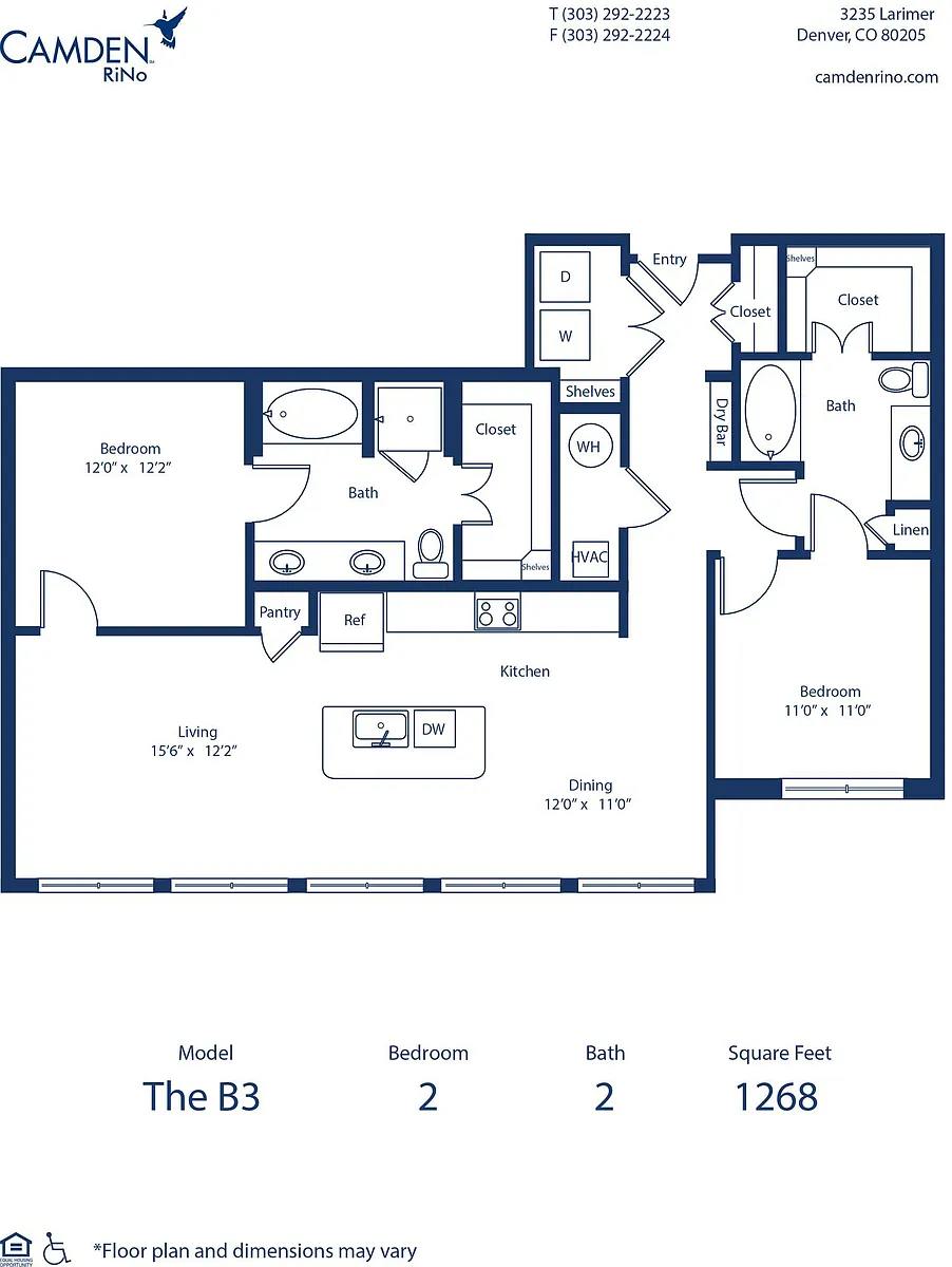 Floor plan The B3