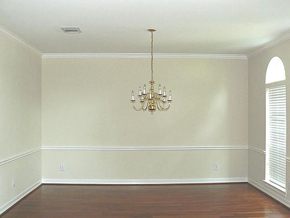 Beautiful formal dining room with wood floors