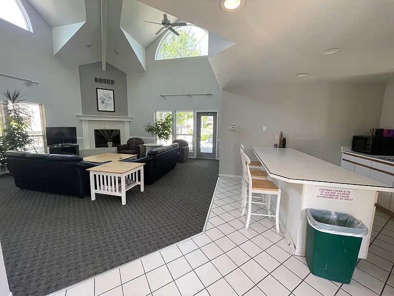 Clubhouse available for rent for larger gatherings.