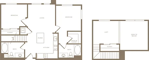 Floor plan B TWO LOFT