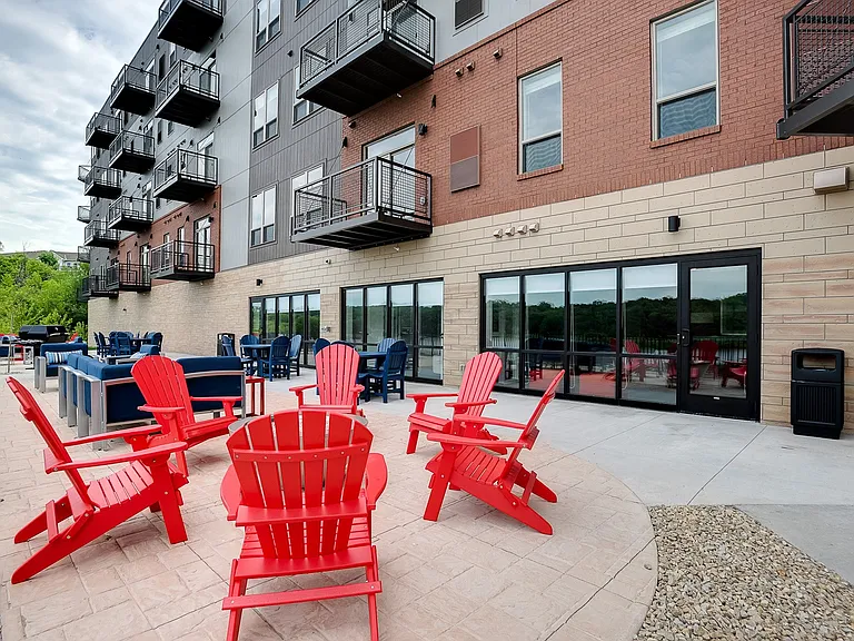 Outdoor Patio with Grilling and Seating