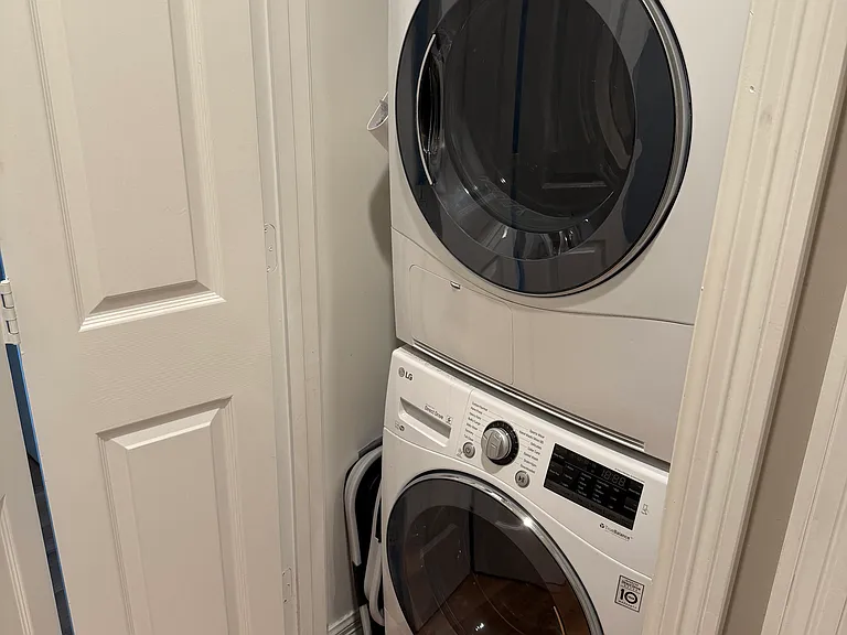 Shared Stacked Washer & Dryer
