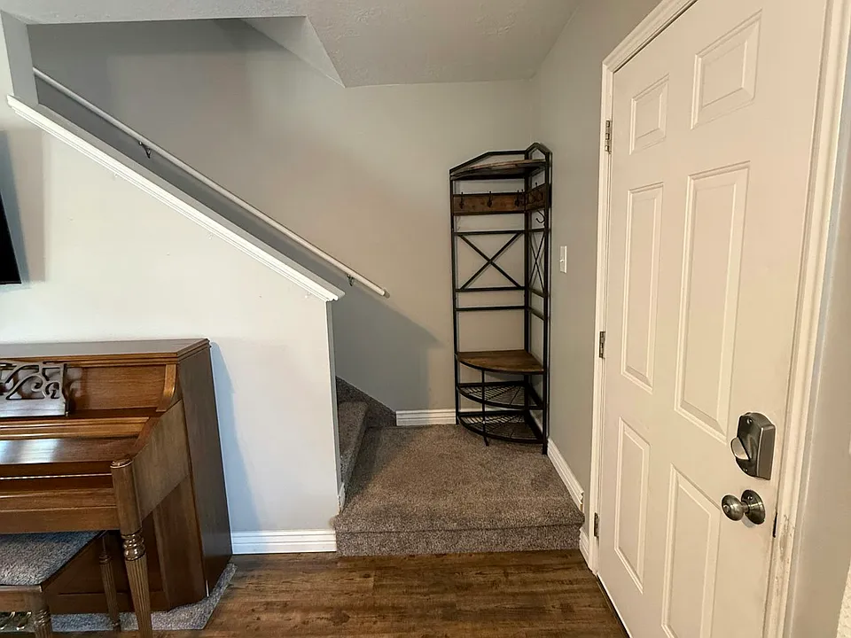 The corner shelf is included