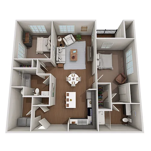 Floor plan Furnished Apartment