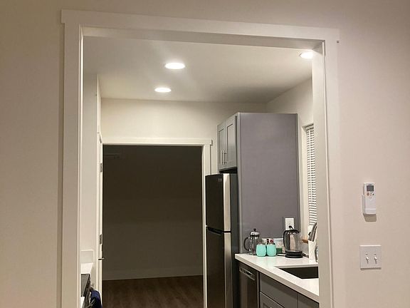 Looking through the kitchen from living room