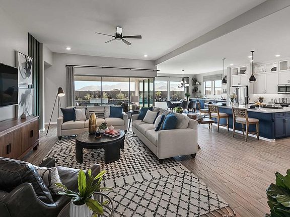 The Azalea - Family Room - Model Home at Alamar