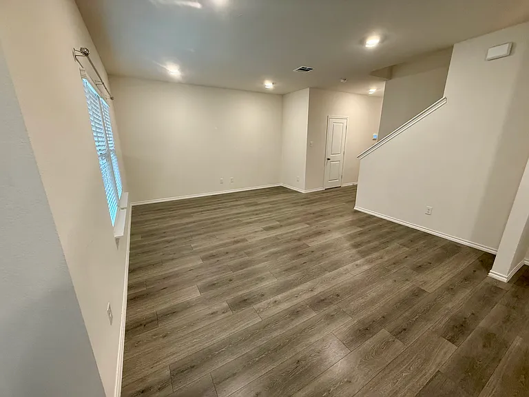 Dining room and living room