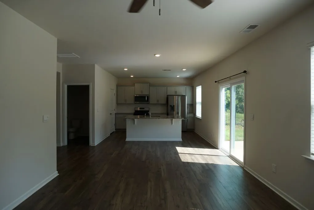 Kitchen/dining view from living - 4018 Village Blvd NW