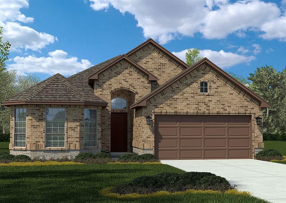D.R. Horton's The Pine Floorplan Elevation B. Photos shown here may not depict the specified home & features included are for illustration purposes only