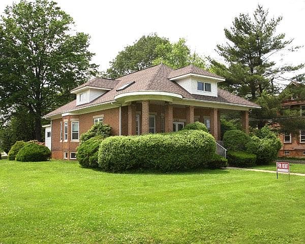 Side view of Brick House