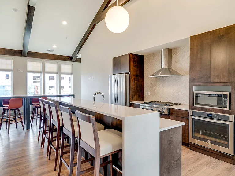 The kitchen in our clubhouse is great for resident functions.