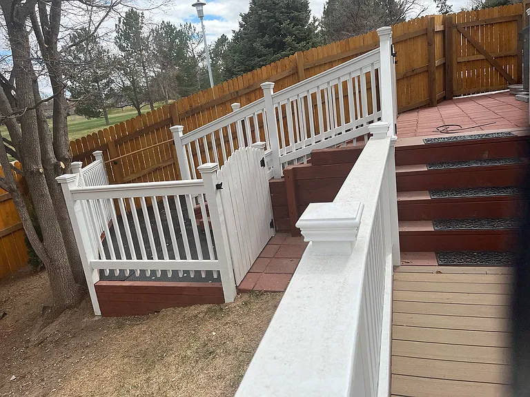 View of side of the house from the backyard