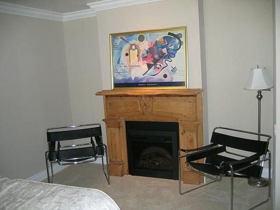 Fireplace in Master bedroom