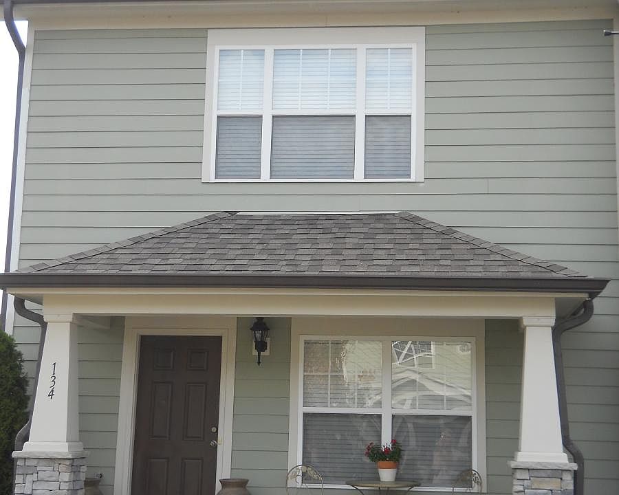 End unit towards back of complex