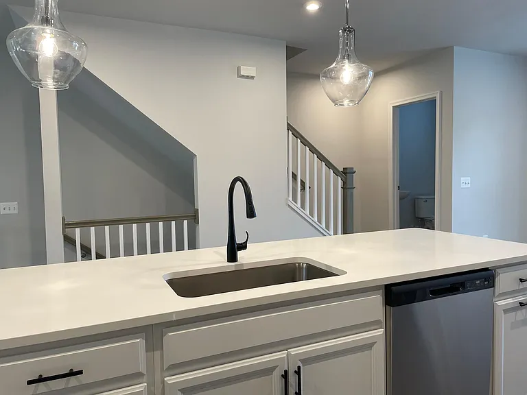 Kitchen and half-bath - 2nd floor