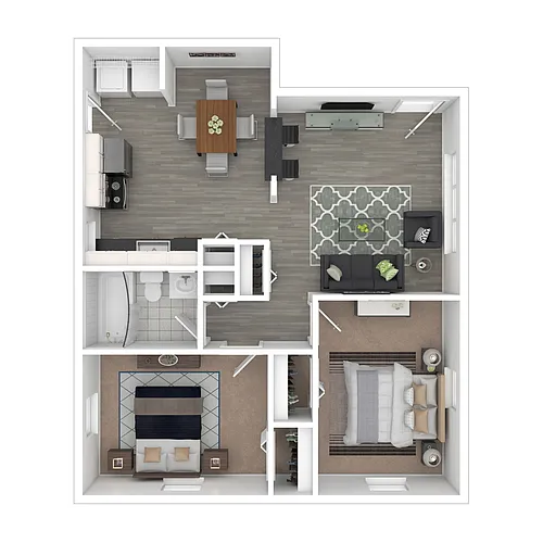 Floor plan 2 Bedroom