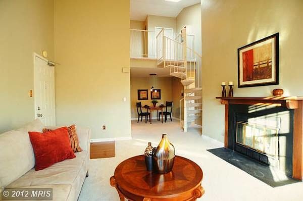 Living room, dining room, loft