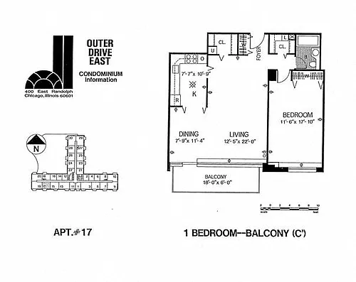 Floor plan Tier 17