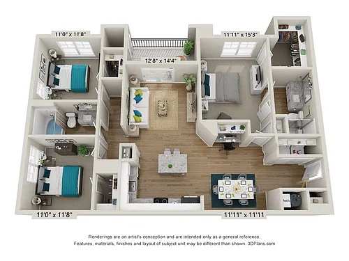 Floor plan Reserve