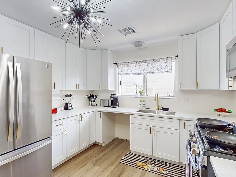 Large Stainless Steel, Double Door 
Kitchen Refrigerator