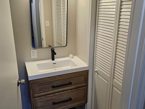 Downstairs shared vanity