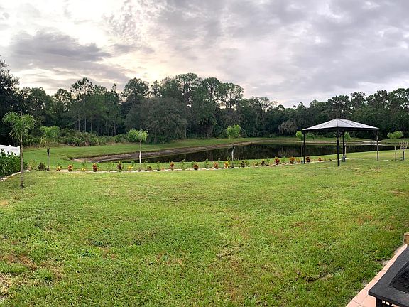 Large back yard