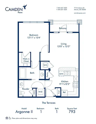Floor plan Argonne II