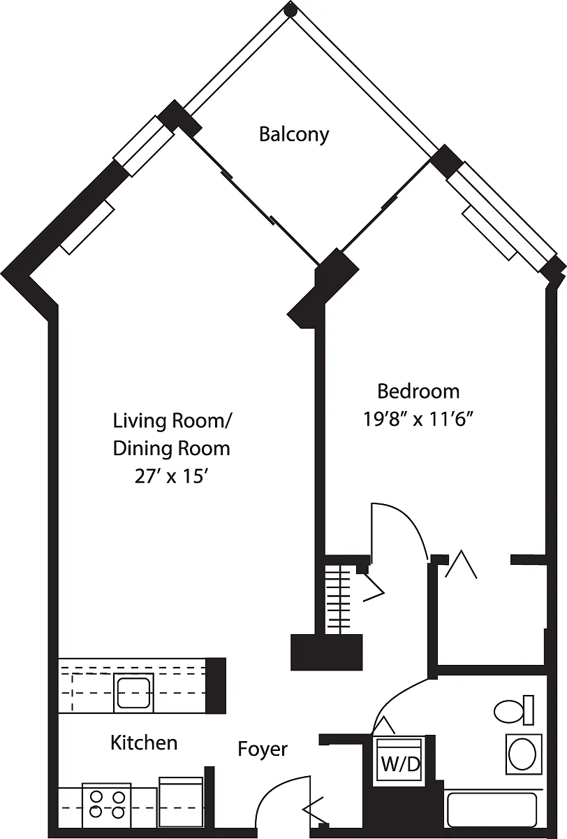 Floor plan D1 K1