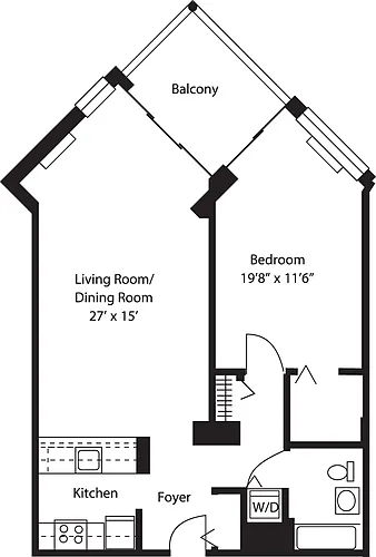 Floor plan D1 K1